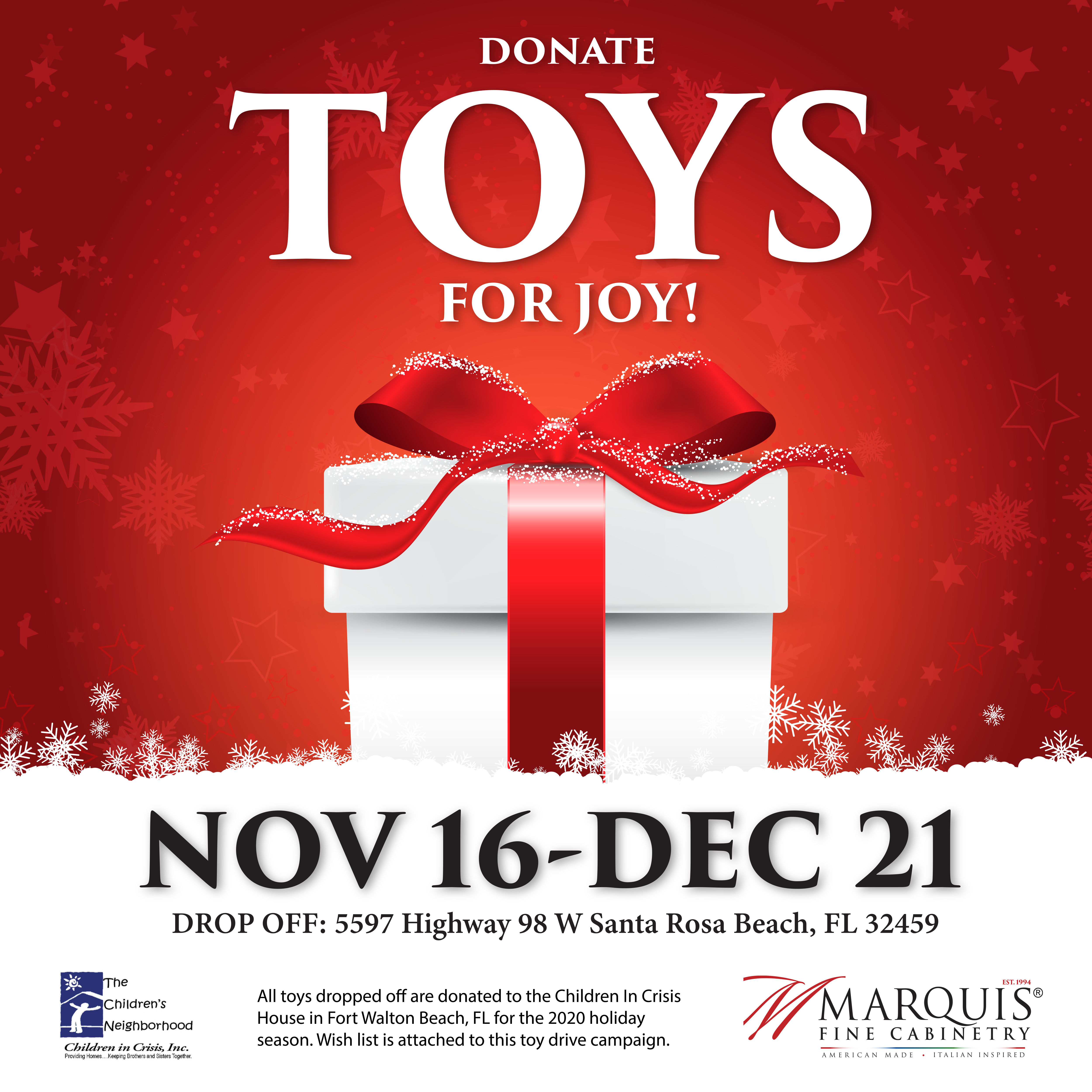 Marquis-Community-Outreach-Toys-for-Joy-flyer
